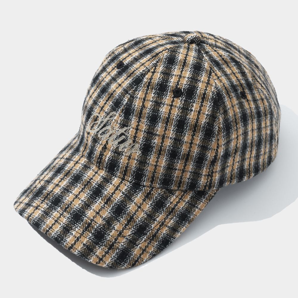 ★SATUR★Classic Logo Plaid Ball Cap★ボール キャップ★ ☆SATUR☆Classic Logo Plaid Ball Cap☆ボール キャップ☆