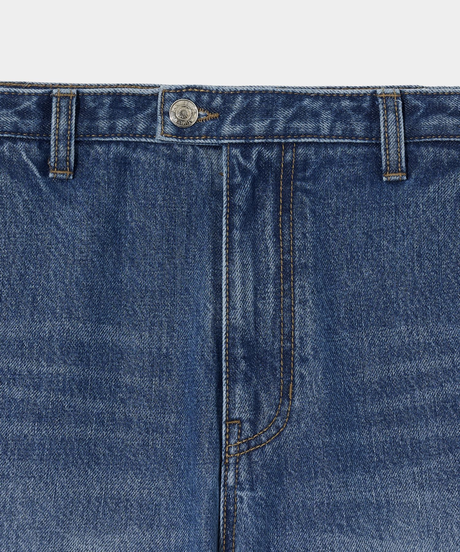 ★MUSINSA STANDARD★ Indigo Straight Denim Pants Medium MMCN MUSINSA | MUSINSA STANDARD STRAIGHT DENIM PANTS [MEDIUM INDIGO]