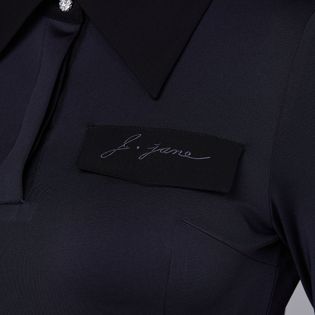 제이제인(J.JANE) 빅카라 클래식 티셔츠 (Black)