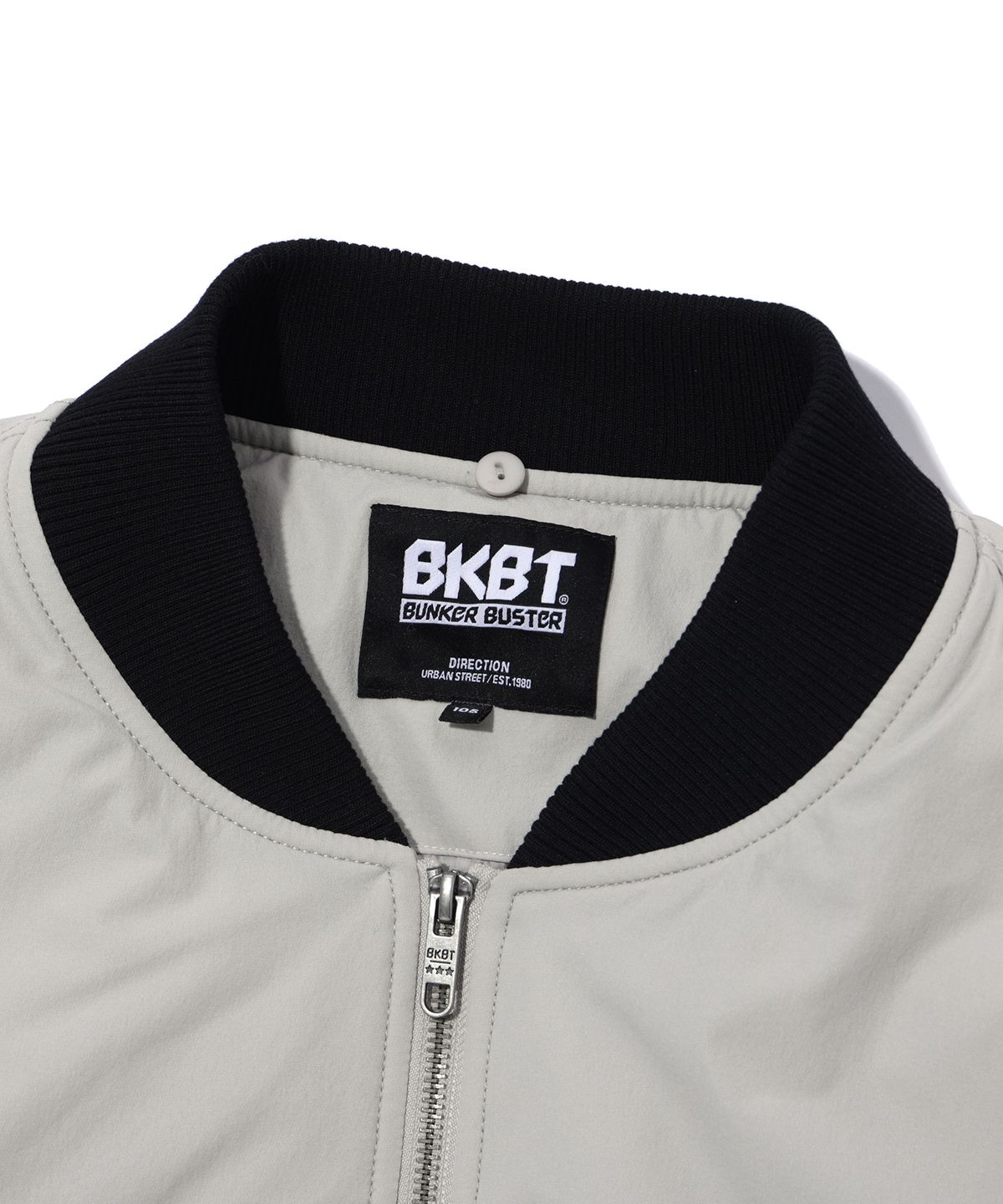 벙커버스터(BUNKERBUSTER) 그리드 어스 패딩 MA-1 LIGHT BEIGE (MO1JU002-004)