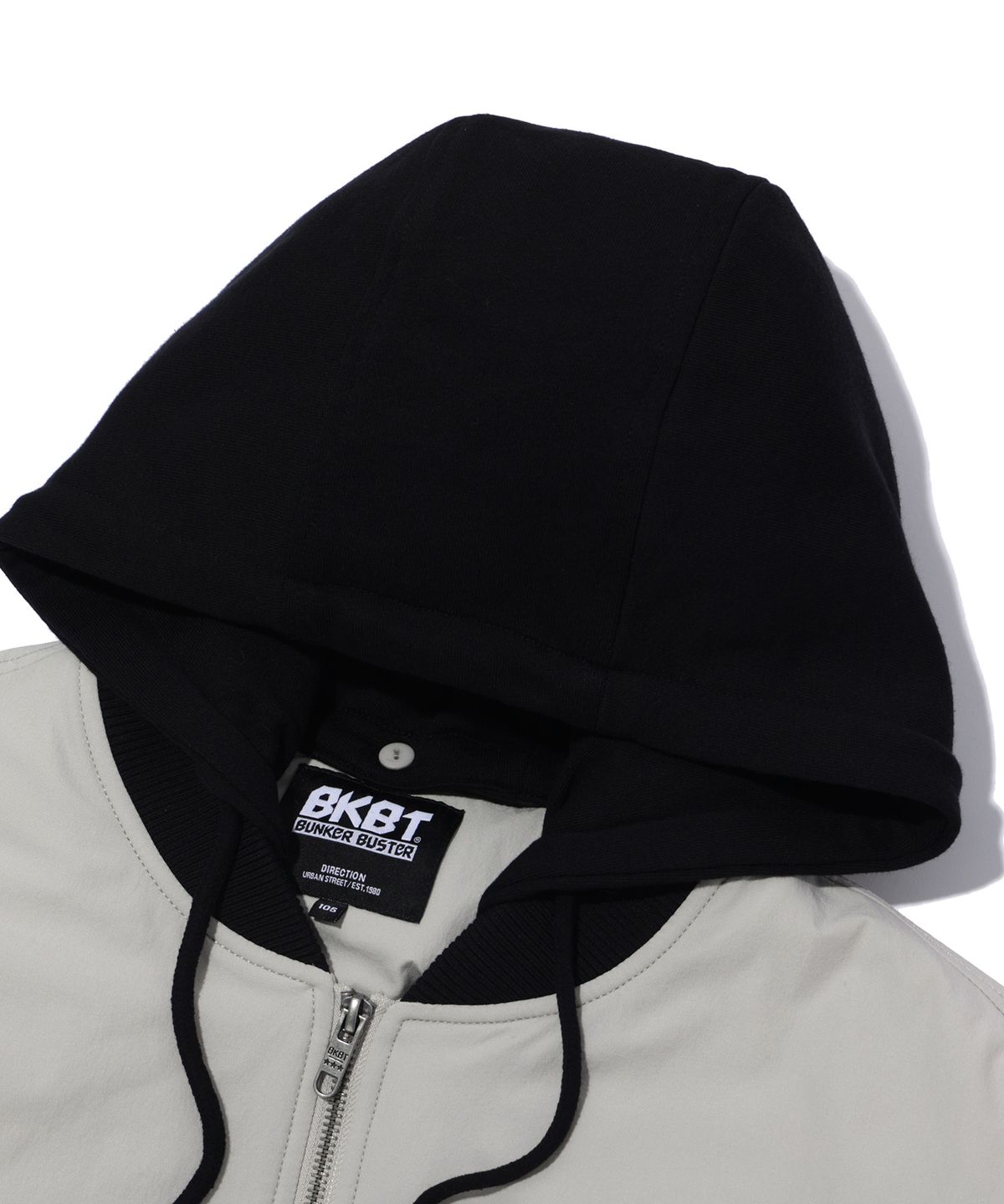 벙커버스터(BUNKERBUSTER) 그리드 어스 패딩 MA-1 LIGHT BEIGE (MO1JU002-004)