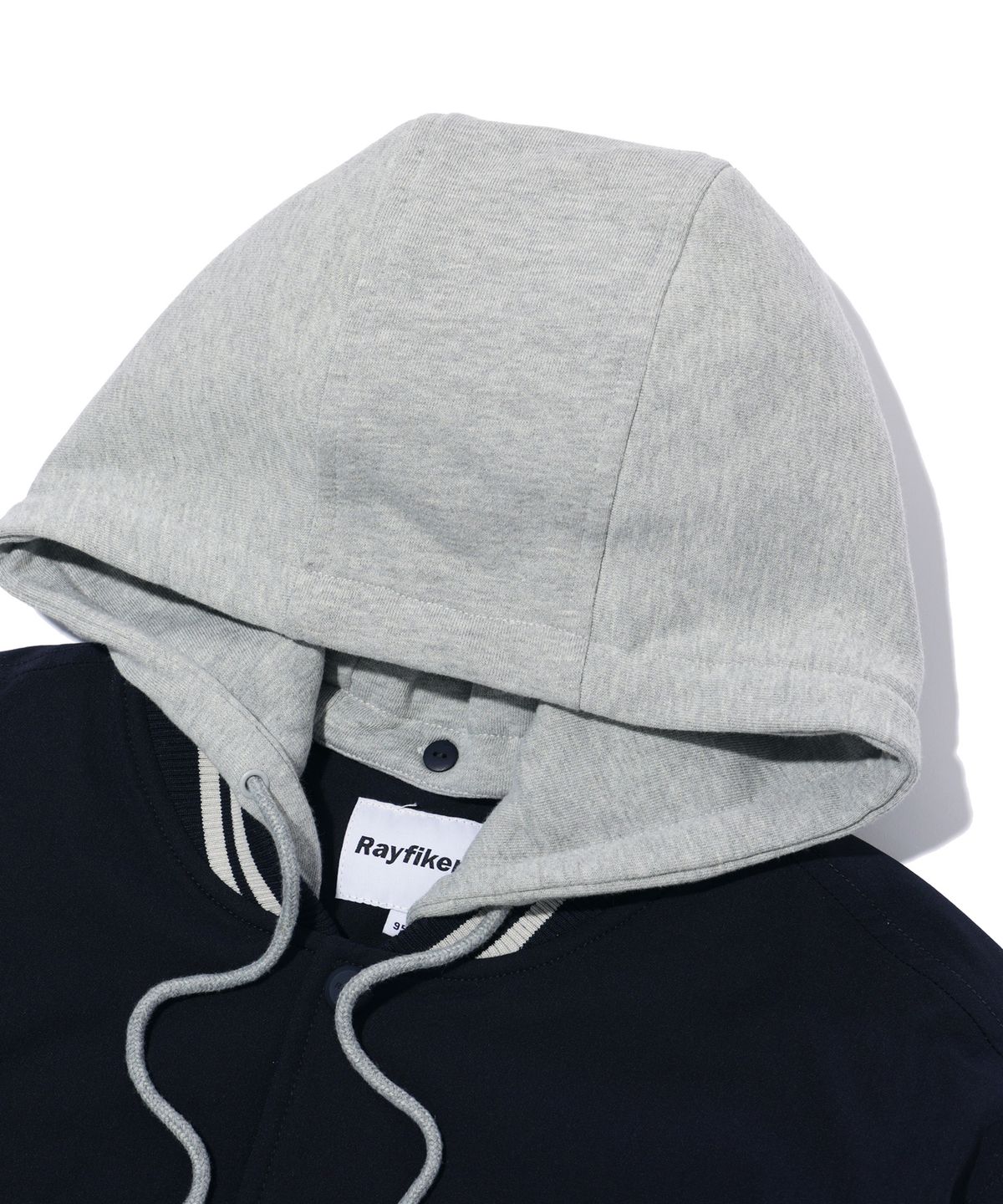 레이피커스(RAYFIKERS) 아치 로고 패딩 바시티 자켓 NAVY (MO1JU014-066)