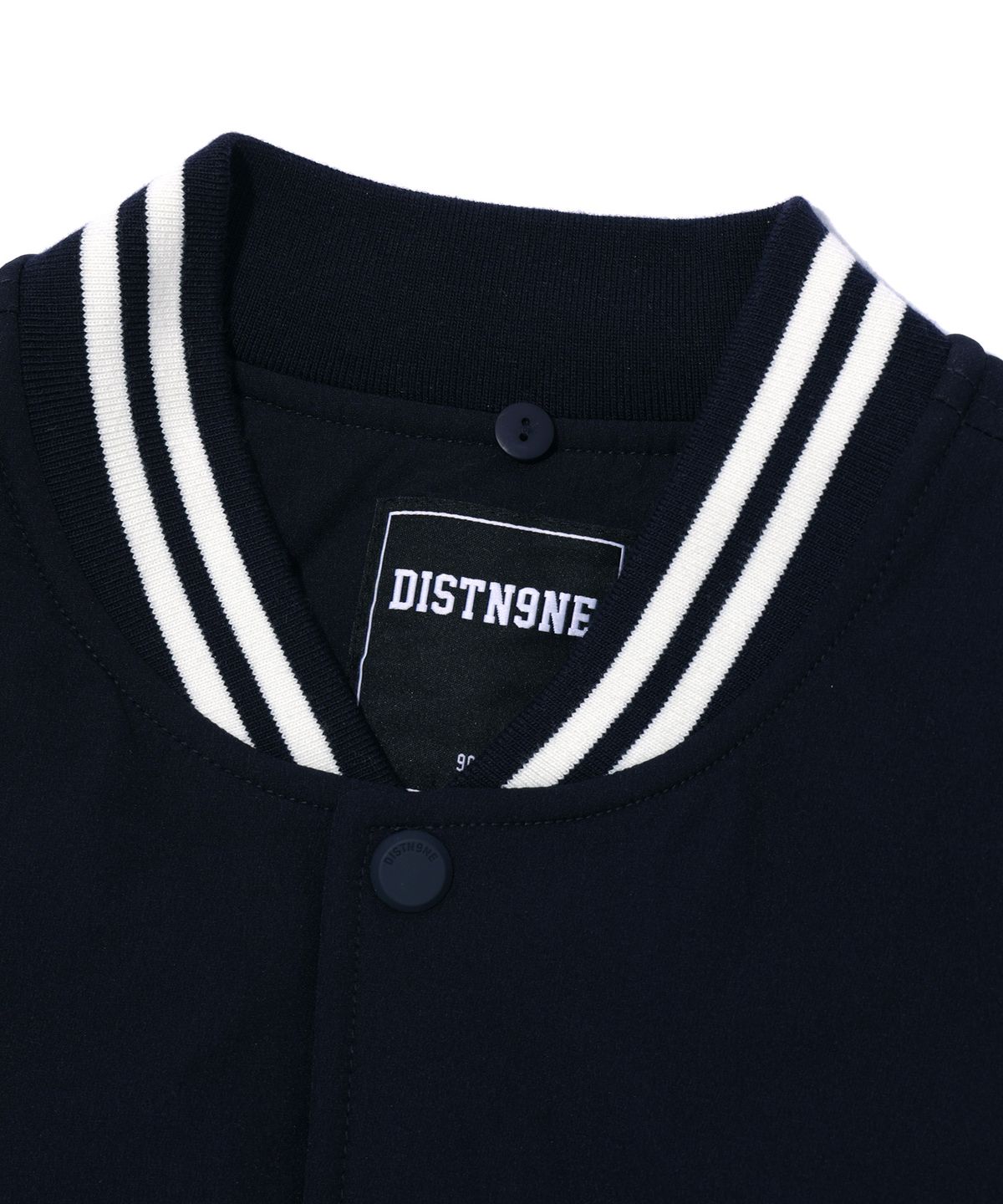 디스트나인(DISTN9NE) 에디션 바시티 패딩 점퍼 NAVY (LO1JU019-066)
