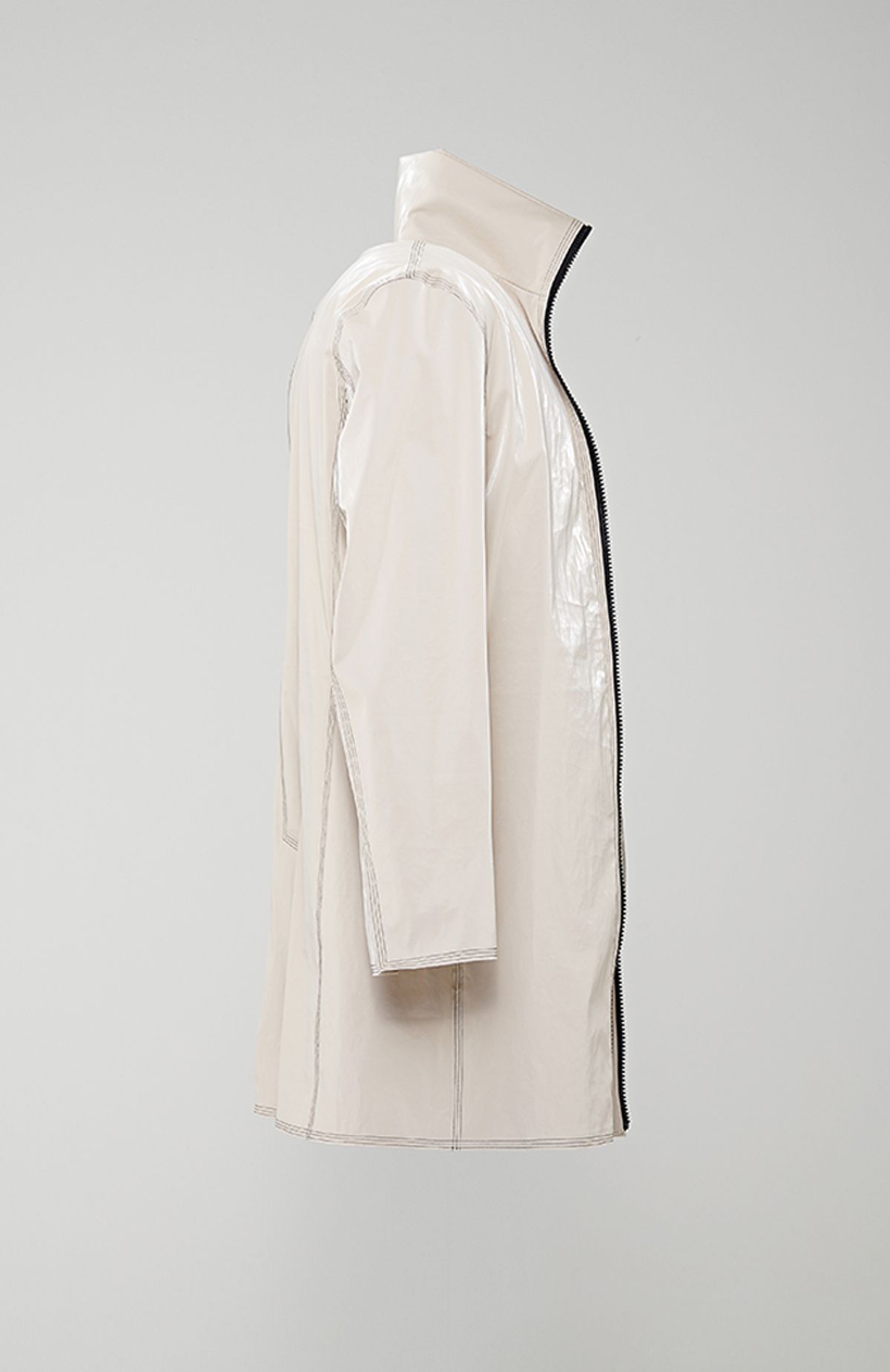 발로렌(VALOREN) Single Zipper Technical Coat