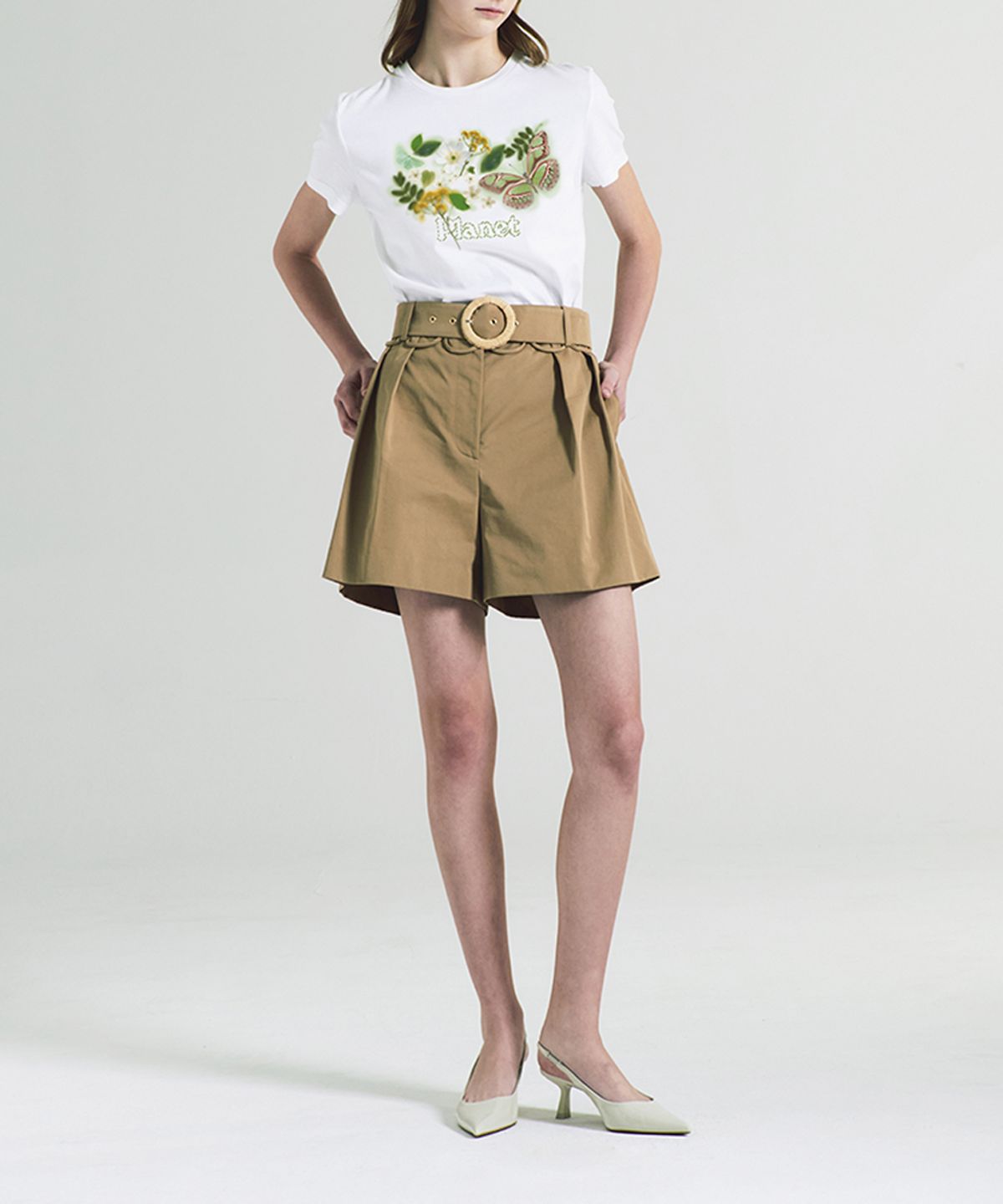 아이스가든에이오공팔(ICE GARDEN A.508) Planet Print T-shirt