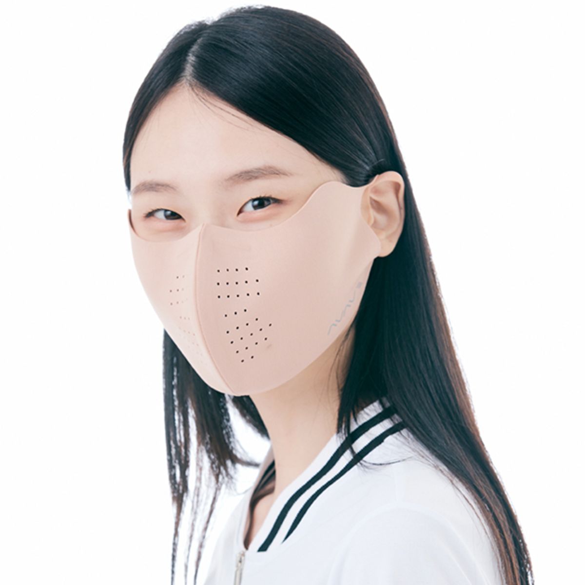 어베이브(AVAVE) 페이스가드 자외선차단 스포츠 골프 마스크 베이지 햇빛가리개 파크골프 스포츠 자전거 등산 러닝 마스크