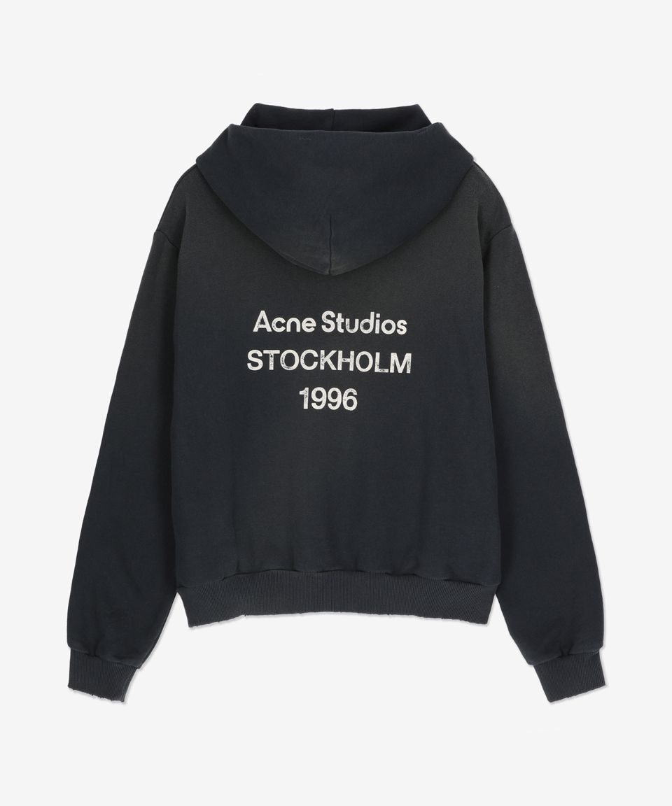 MUSINSA | ACNE STUDIOS Men's Back Logo Garment Dyed Hood