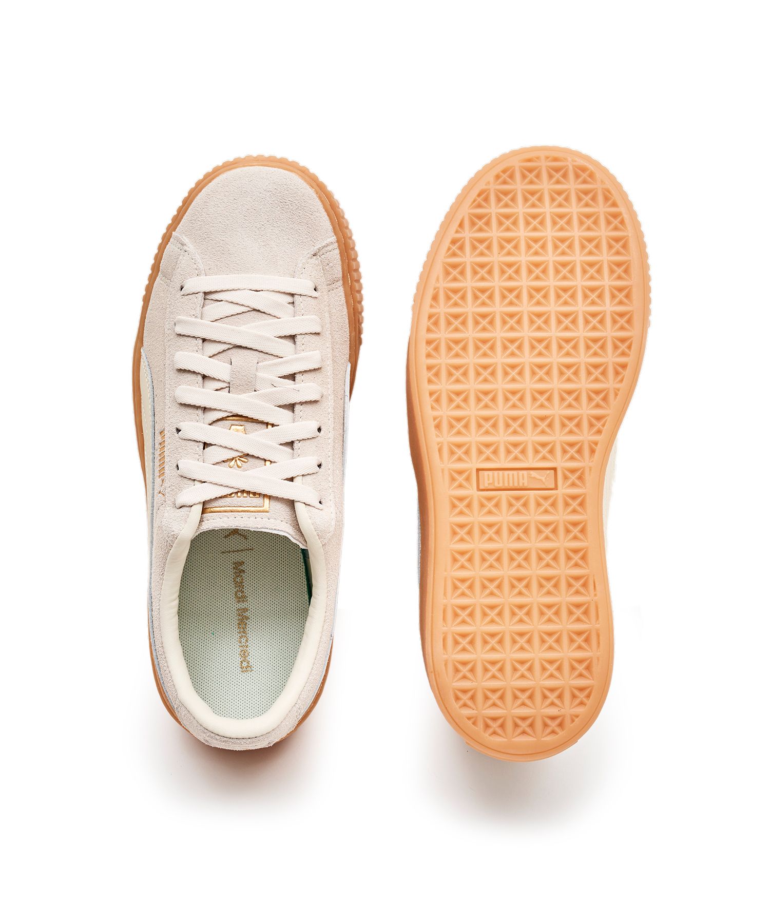 MUSINSA | PUMA Puma×Mardi Mercdi Suede Platform - Ivory
