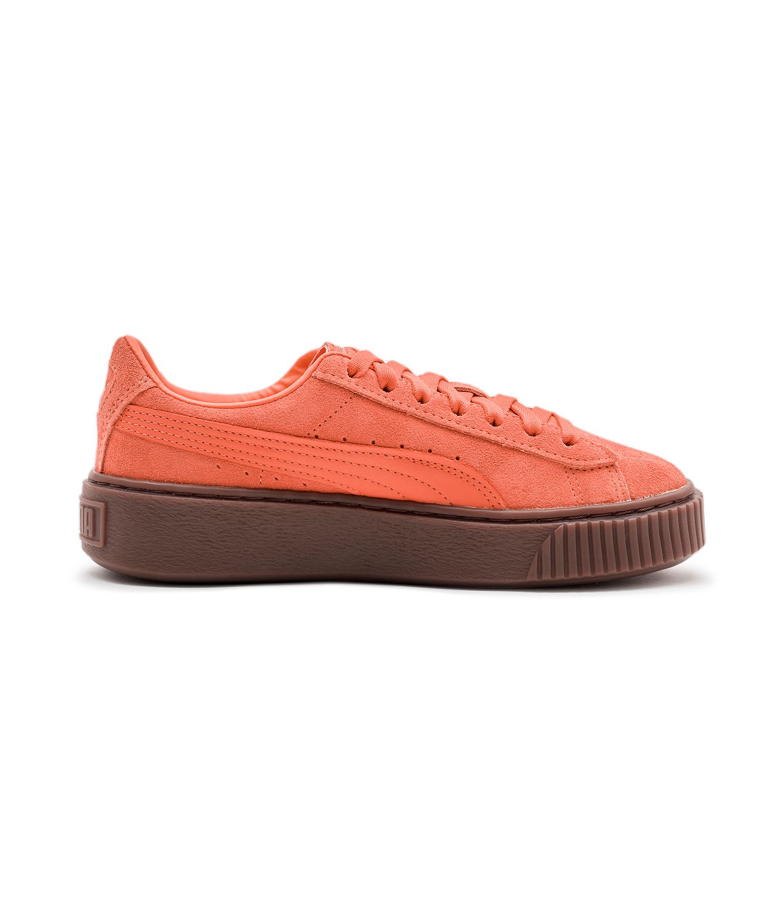 MUSINSA | PUMA Puma×Mardi Mercdi Suede Platform - Carrot