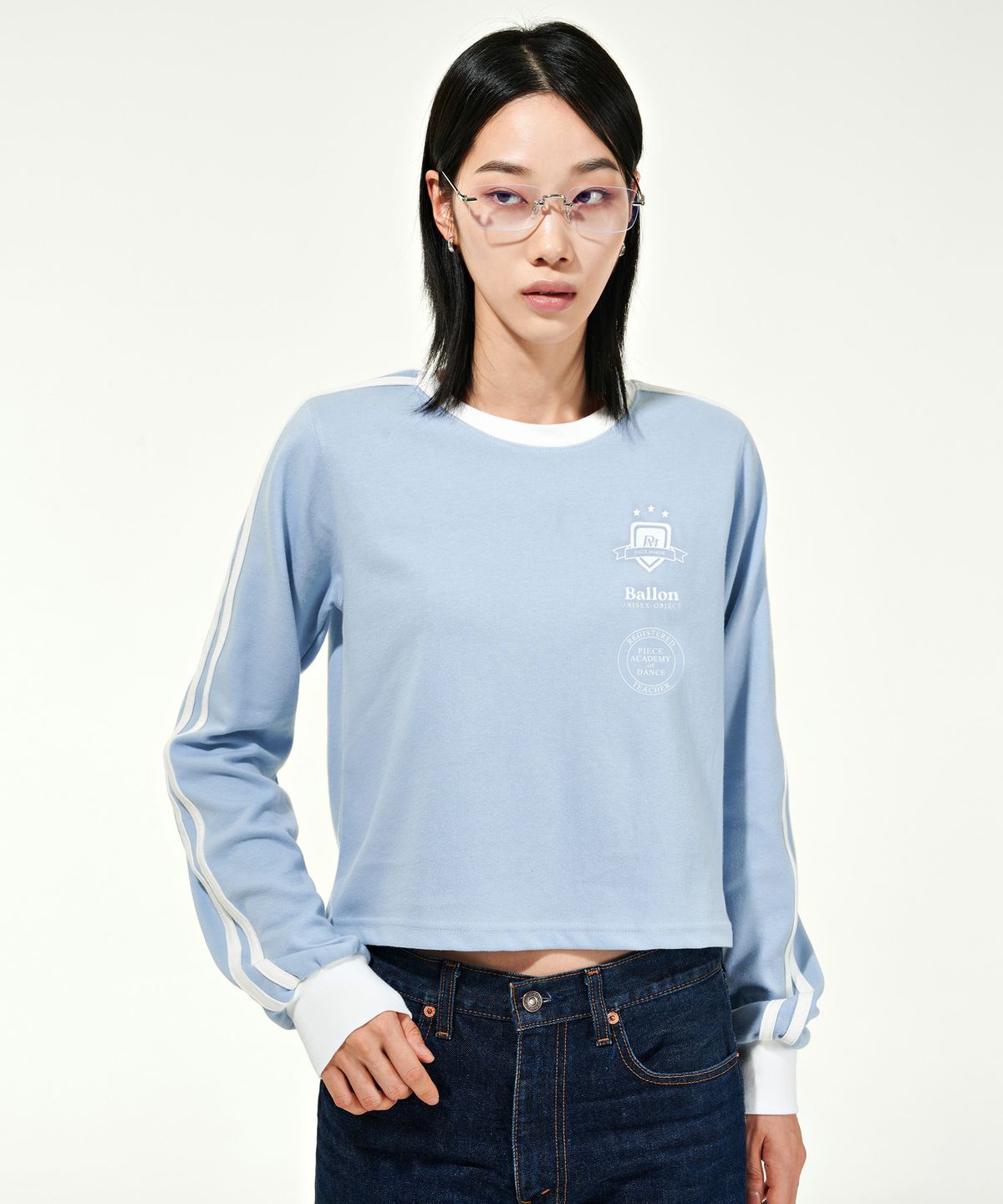 피스메이커(PIECE MAKER) TEAM TRACK JERSEY LS (SKY BLUE) (2TYPE)
