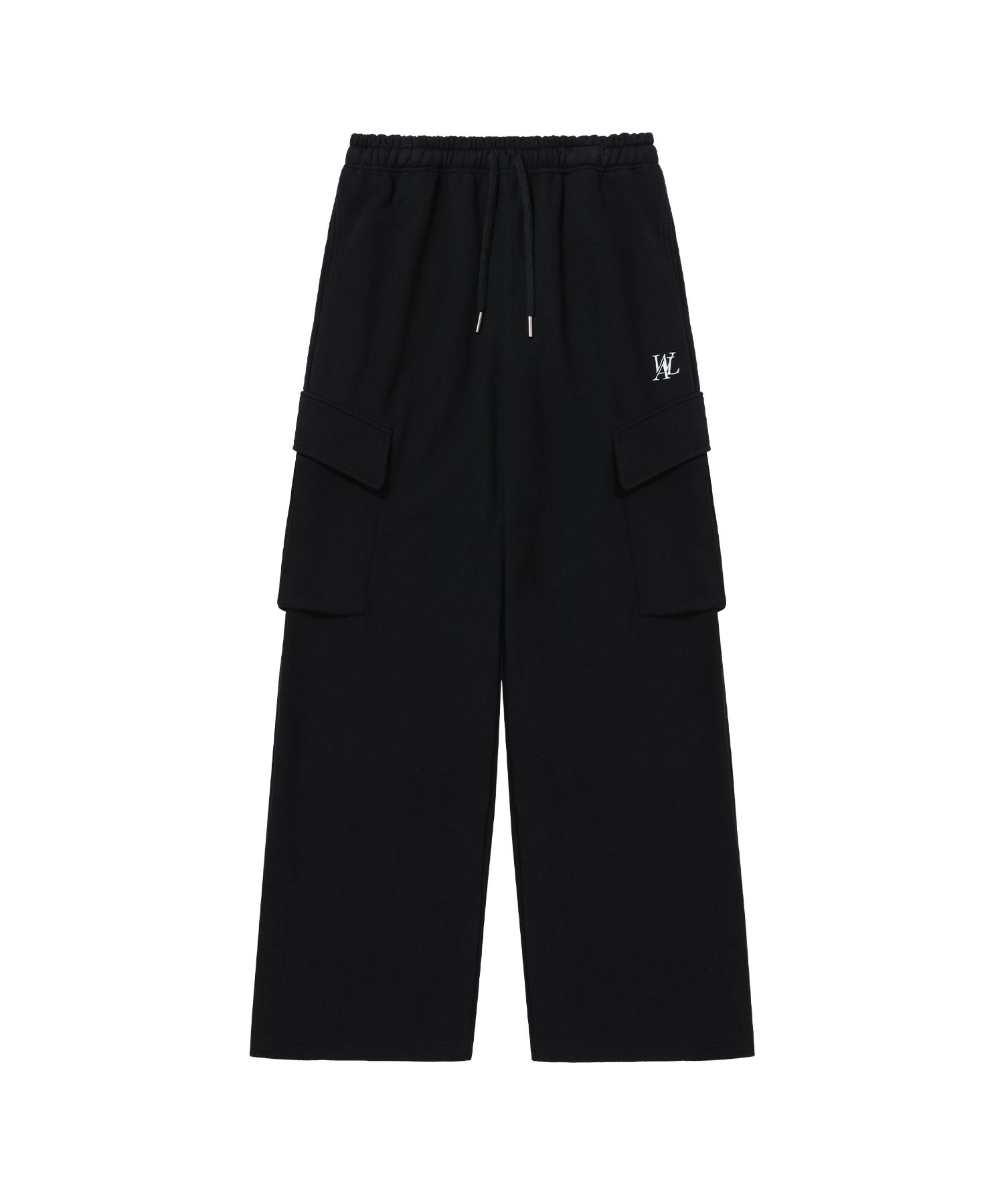 パンツ WOOALONG Pocket relax wide pants BLACK WL233JLP07UBLK MUSINSA | WOOALONG Pocket relax wide pants - BLACK