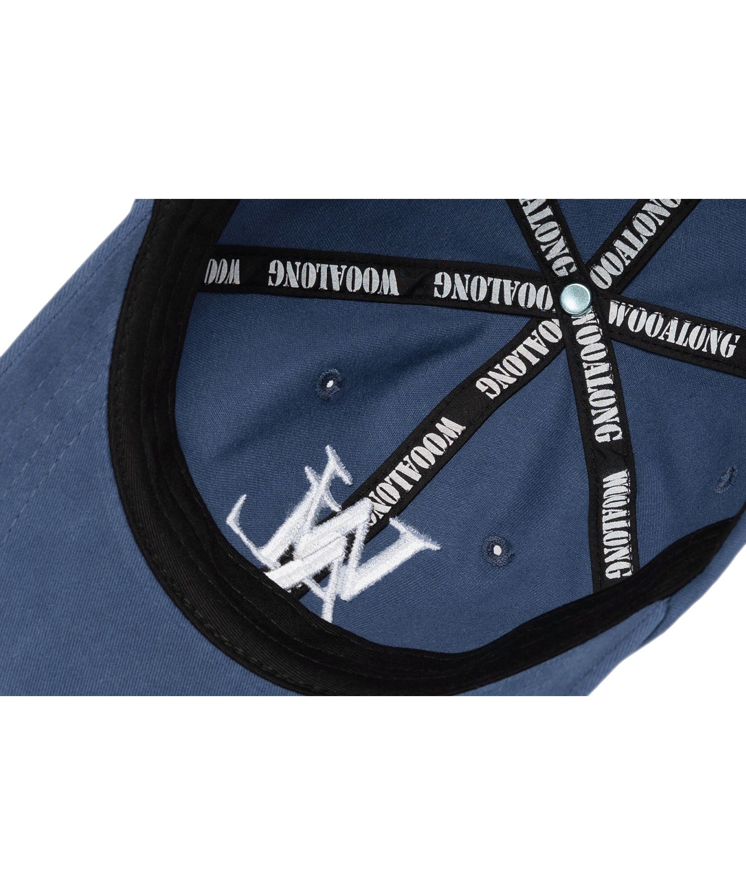 キャップ WOOALONG Deep signature nylon ball cap NAVY WL240WCA03UNAV Signature Logo ball cap - NAVY - WOOALONG | 60% - Asian