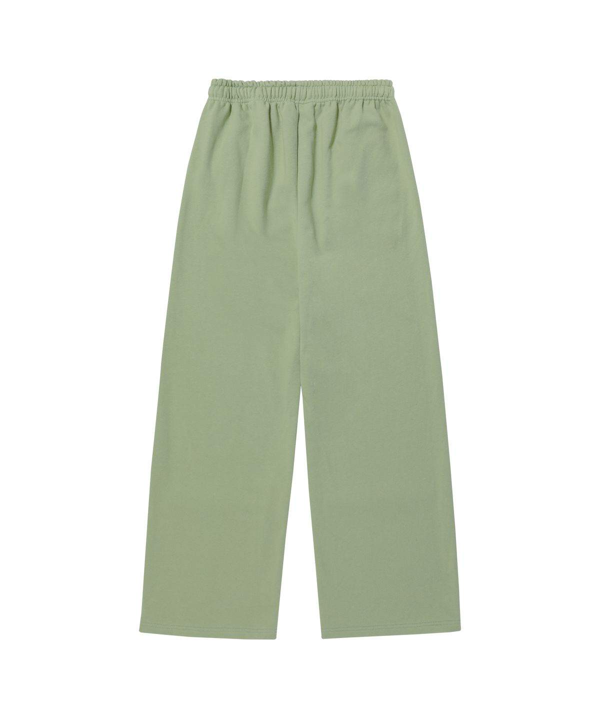 우알롱(WOOALONG) Signature relax wide pants - LIGHT GREEN
