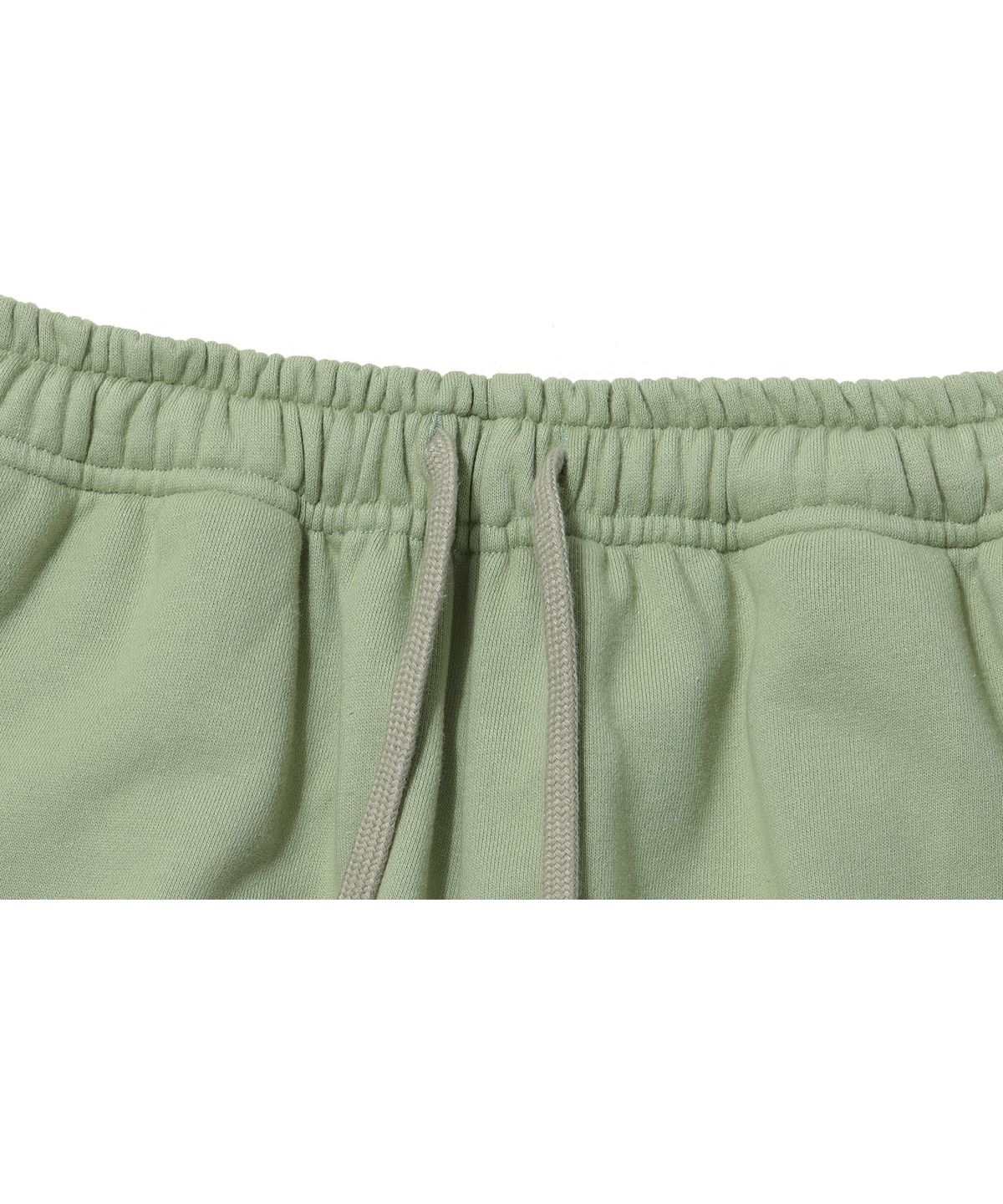 우알롱(WOOALONG) Signature relax wide pants - LIGHT GREEN