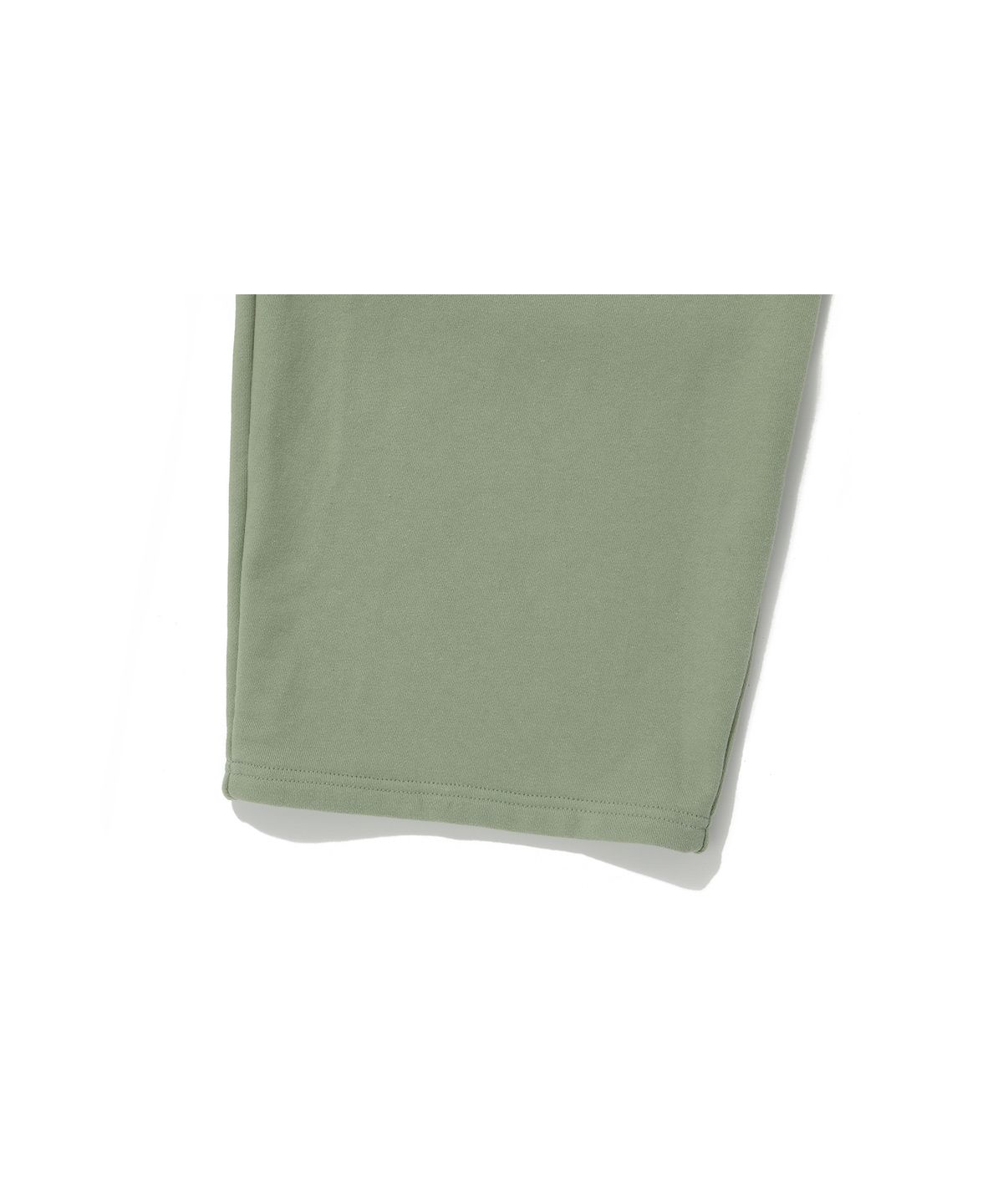 우알롱(WOOALONG) Signature relax wide pants - LIGHT GREEN