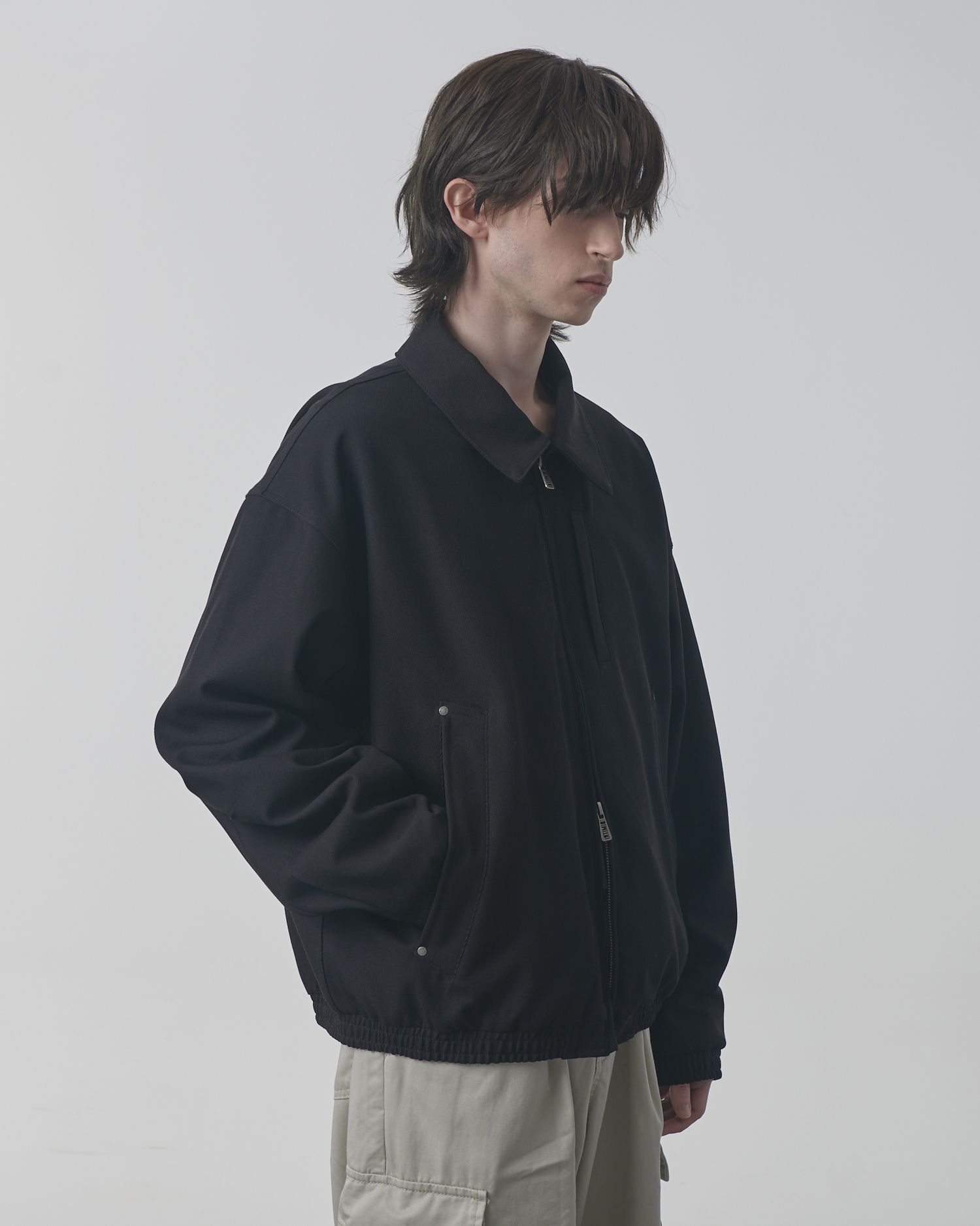 DIMITRI BLACK★Unisex★Double Layer Windbreaker Jacket MUSINSA | DIMITRI BLACK 2WAY double layer crop blouson