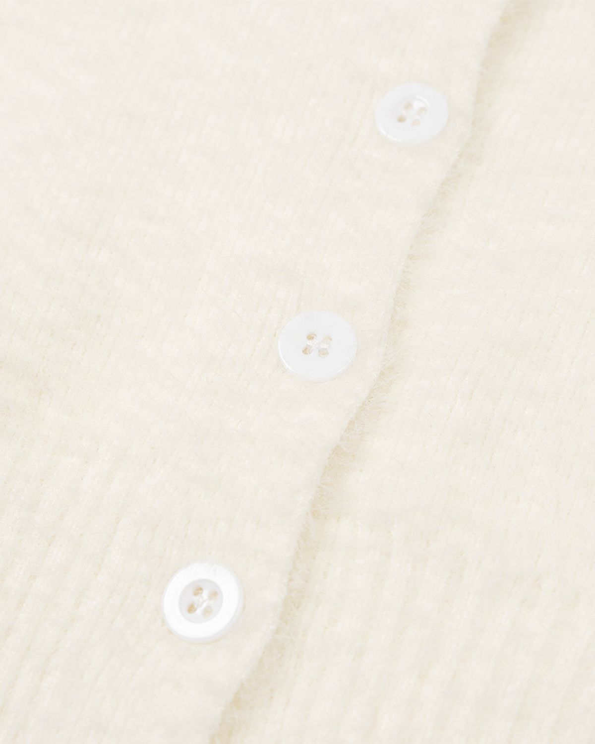 모아(MOAA) 스퀘어넥 크롭 가디건 (WHITE)