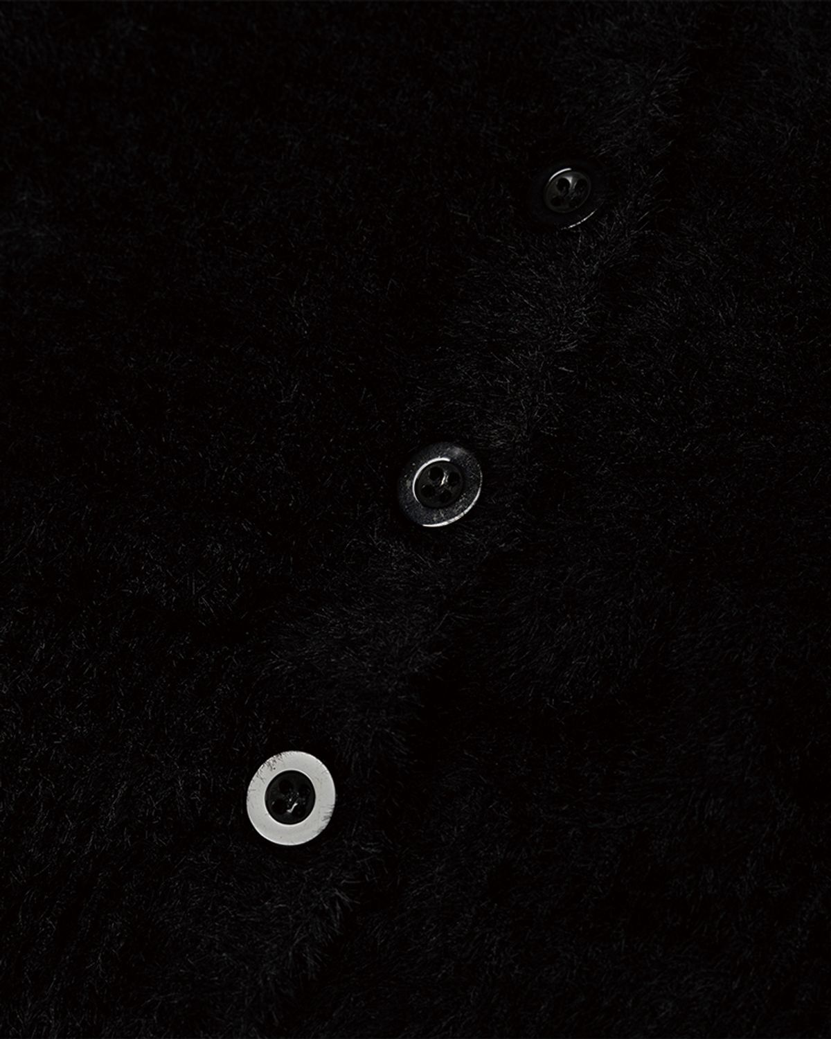 모아(MOAA) 스퀘어넥 크롭 가디건 (BLACK)