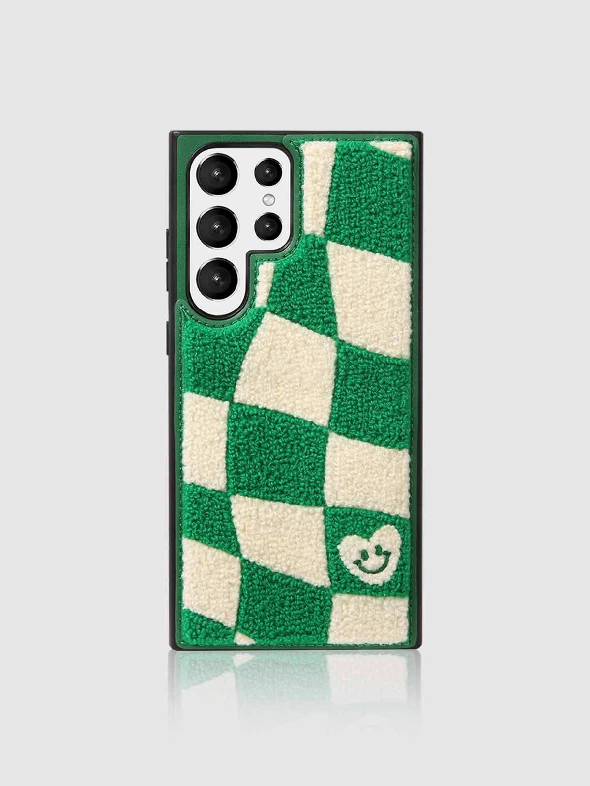 디자인스킨(DESIGNSKIN) 히든포켓 부클 패턴 케이스 ver.2-그린