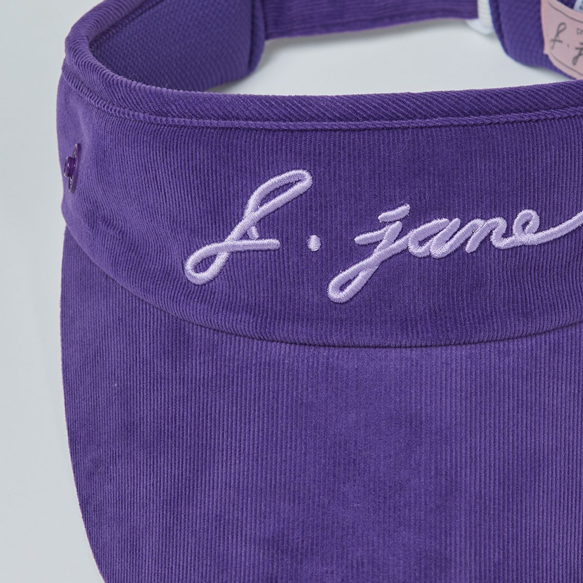 제이제인(J.JANE) 투웨이 퍼 귀도리 썬캡 (Purple)