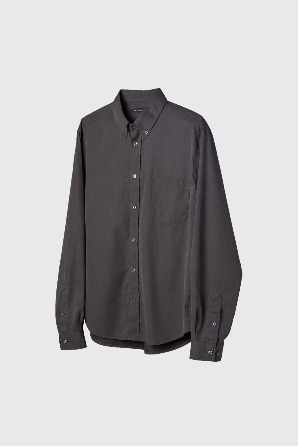해칭룸(HATCHINGROOM) Out Button Shirt Charcoal