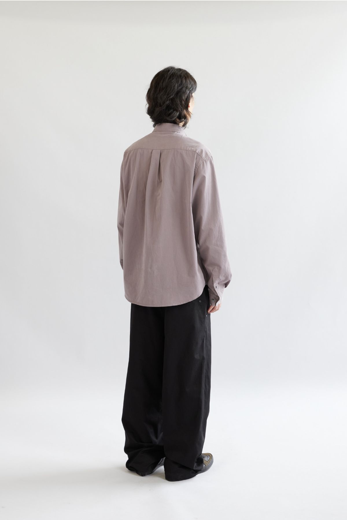 해칭룸(HATCHINGROOM) Out Button Shirt Rose Brown