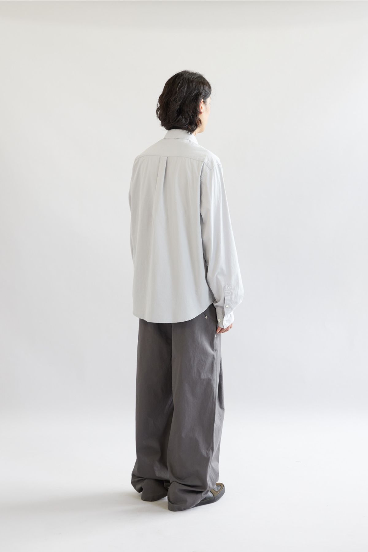해칭룸(HATCHINGROOM) Out Button Shirt Silver