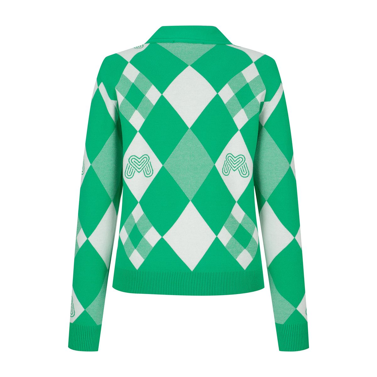 마틴골프(MARTINE GOLF) Argyle Cardigan_Green