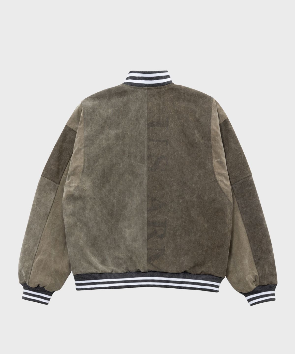 카네이테이(KANEITEI) VARSITY JACKET (OLIVE DRAB) / UPCYCLED