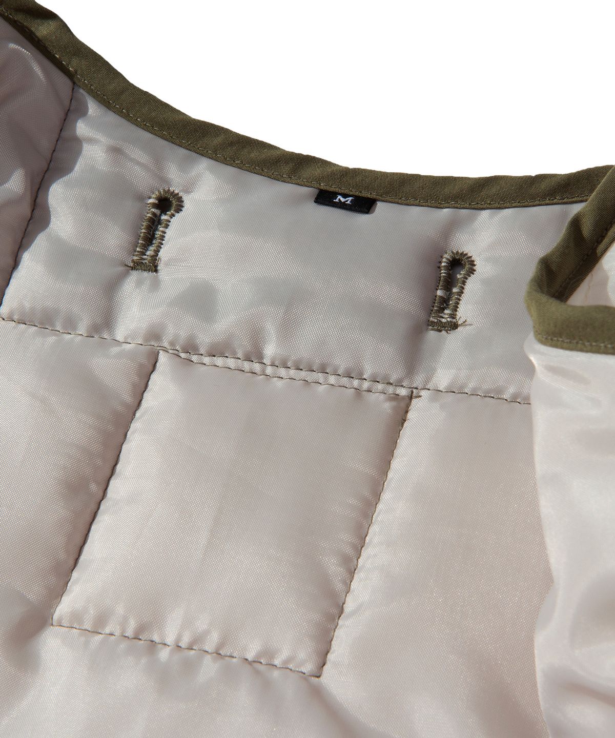 카네이테이(KANEITEI) M65 QUILTING JACKET (IVORY)