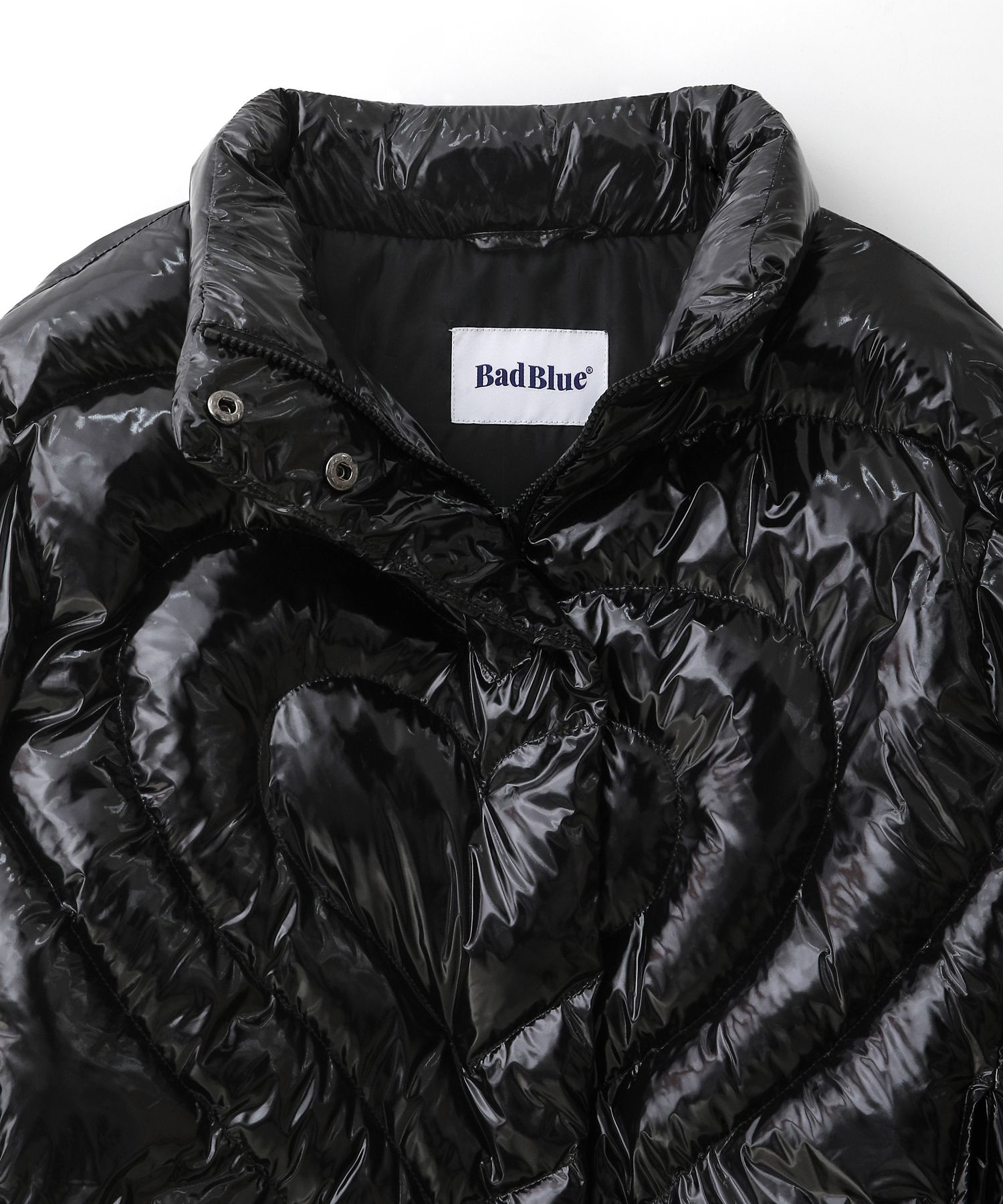 人気【BADBLUE】HEART PUFFER JACKET MUSINSA | BADBLUE Heart Puffer Jacket City Black