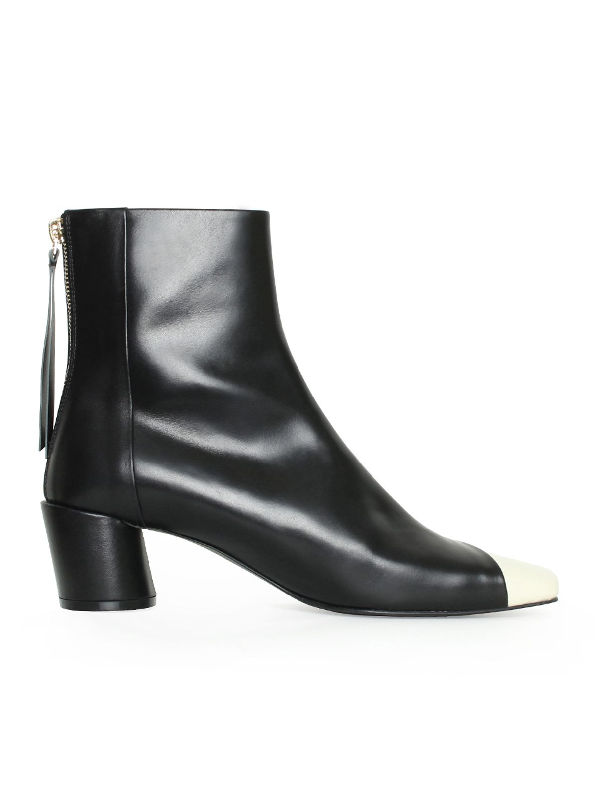 꼼므지(COMMEGEE) 2COM Ankle Boots / CG1051IVBK