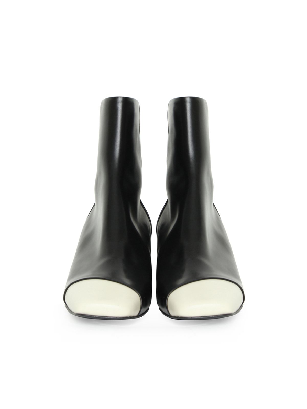 꼼므지(COMMEGEE) 2COM Ankle Boots / CG1051IVBK