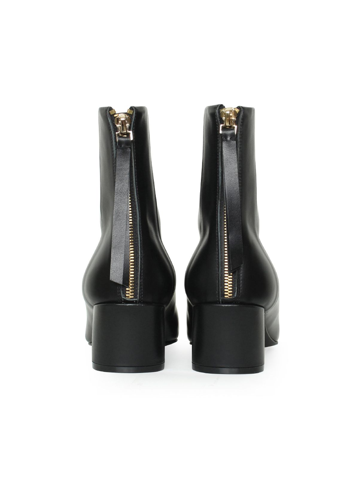 꼼므지(COMMEGEE) 2COM Ankle Boots / CG1051IVBK