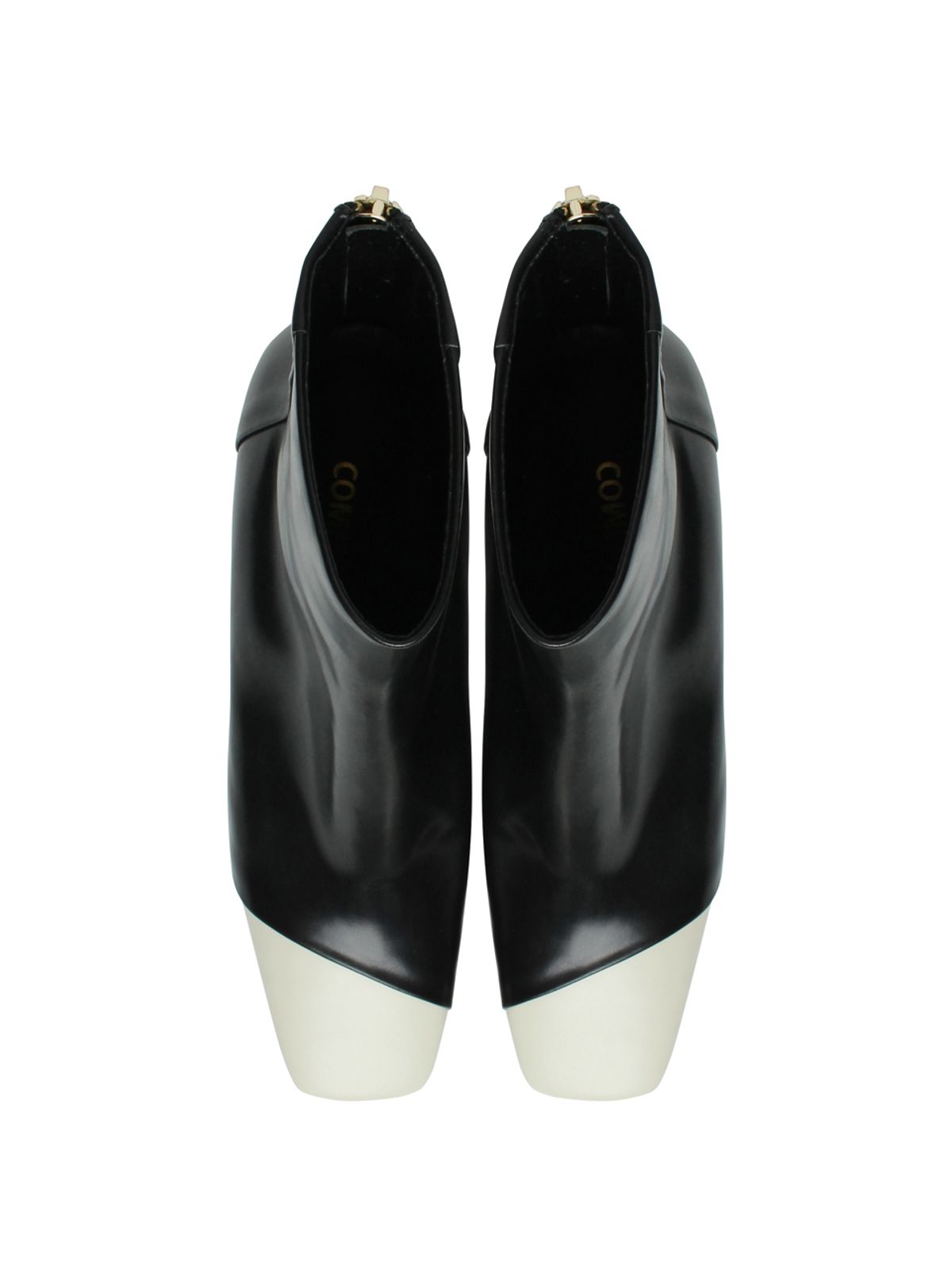 꼼므지(COMMEGEE) 2COM Ankle Boots / CG1051IVBK