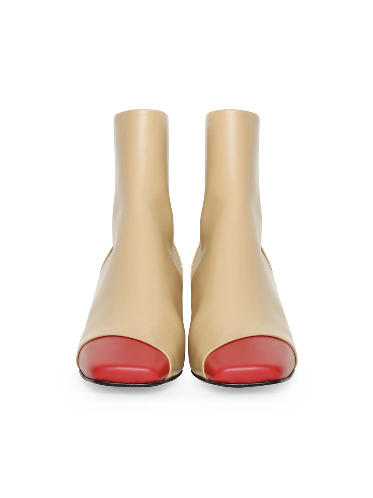꼼므지(COMMEGEE) 2COM Ankle Boots / CG1051RDBE