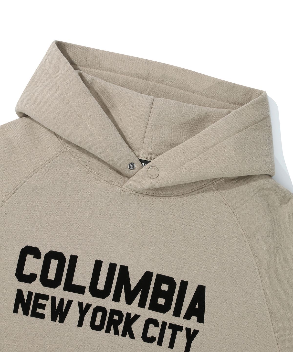 컬럼비아 유니버시티(COLUMBIA UNIVERSITY) NY BLACKSERIES OVER-FIT FLEECE HOODIE 네추럴베이지