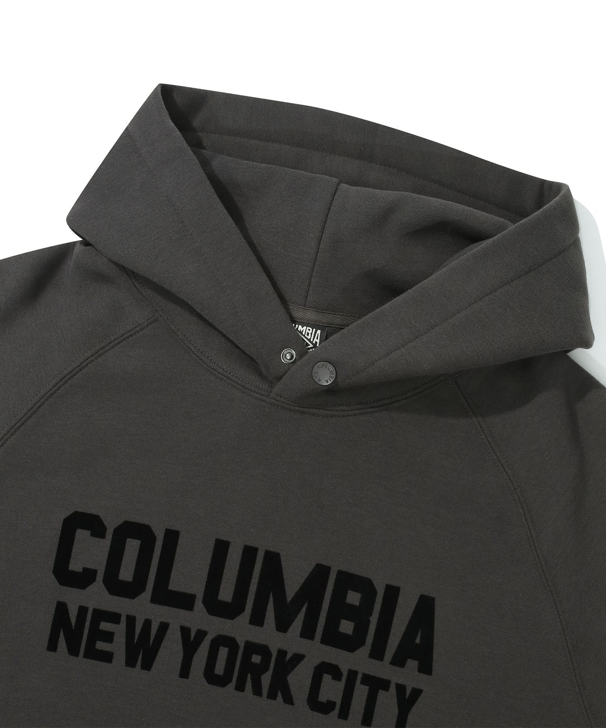 컬럼비아 유니버시티(COLUMBIA UNIVERSITY) NY BLACKSERIES OVER-FIT FLEECE HOODIE 슬레이트블랙