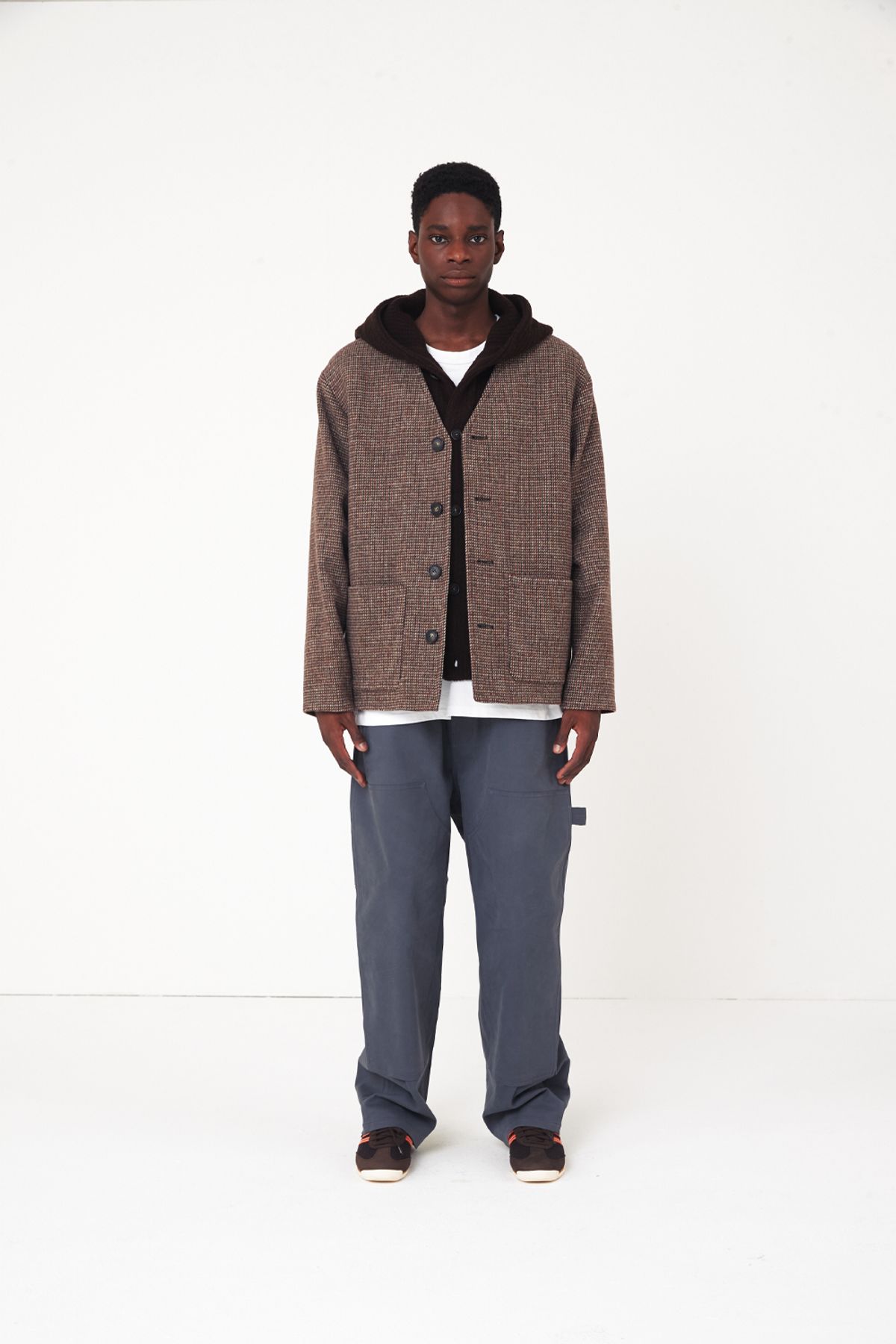 홀리선(HORLISUN) Marion Alpaca Jacket Brown