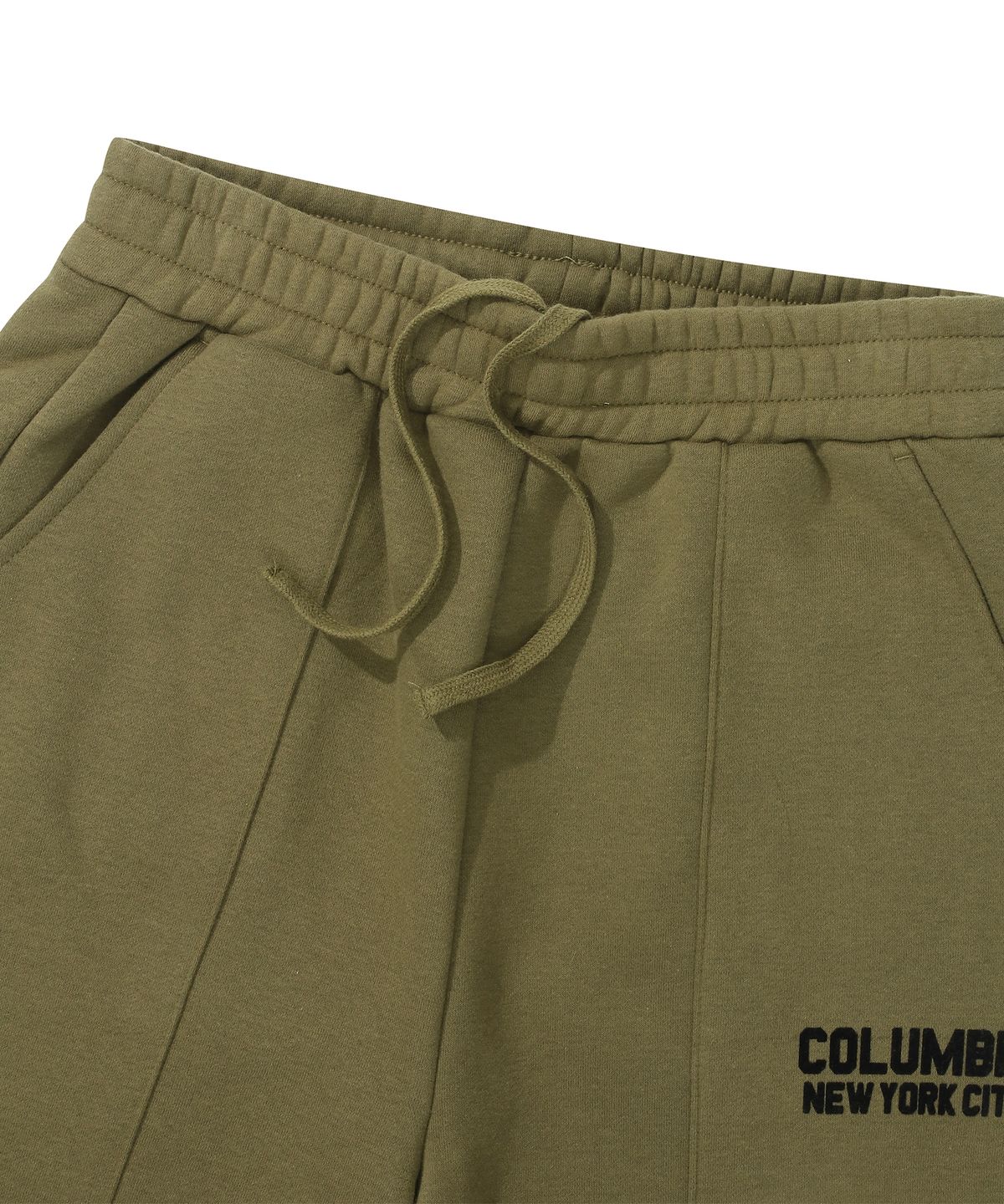컬럼비아 유니버시티(COLUMBIA UNIVERSITY) NY BLACKSERIES LOOSE-FIT FLEECE SWEATPANTS 카키브라운