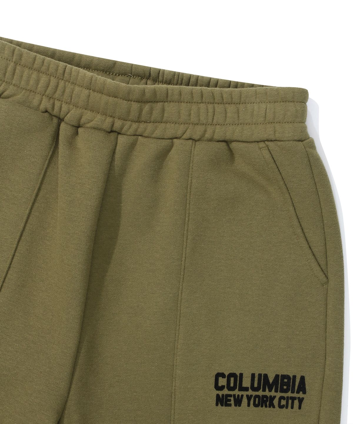 컬럼비아 유니버시티(COLUMBIA UNIVERSITY) NY BLACKSERIES LOOSE-FIT FLEECE SWEATPANTS 카키브라운