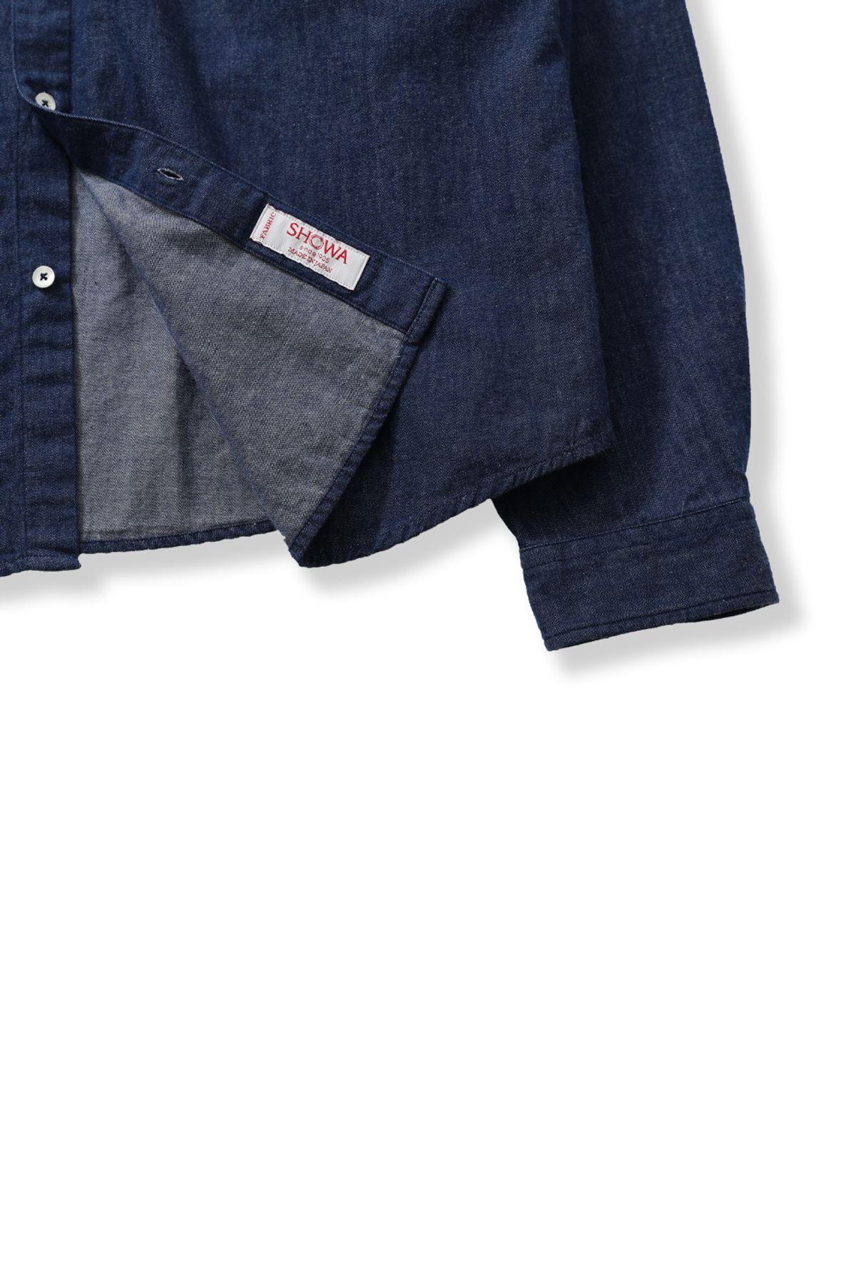 홀리선(HORLISUN) Jane Denim Shirt Navy