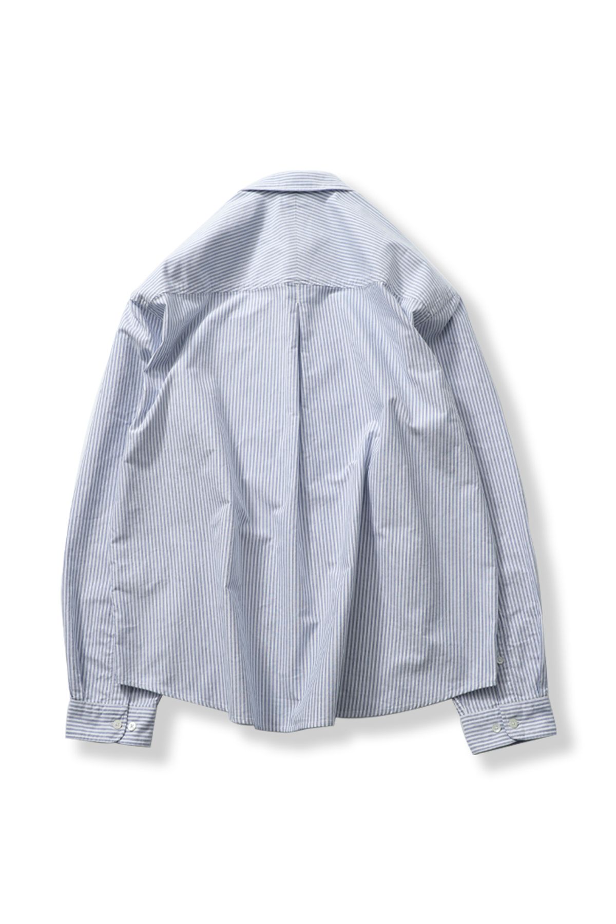 홀리선(HORLISUN) Jane Oxford Stripe Shirt Blue