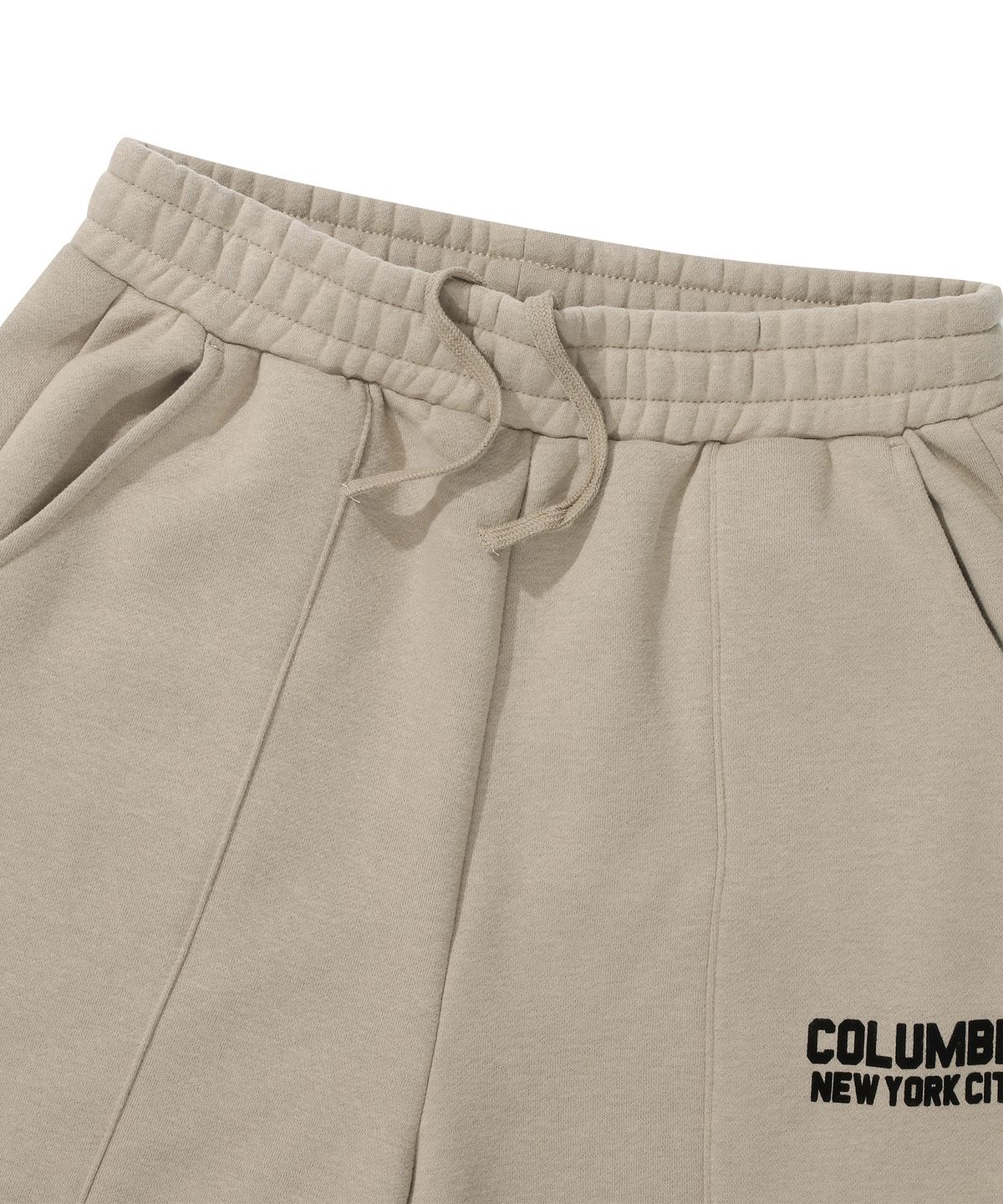 컬럼비아 유니버시티(COLUMBIA UNIVERSITY) NY BLACKSERIES LOOSE-FIT FLEECE SWEATPANTS 네추럴베이지