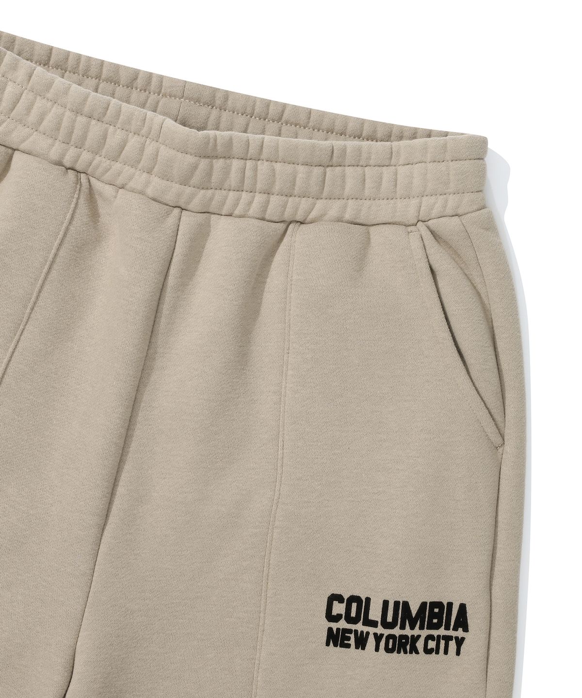 컬럼비아 유니버시티(COLUMBIA UNIVERSITY) NY BLACKSERIES LOOSE-FIT FLEECE SWEATPANTS 네추럴베이지