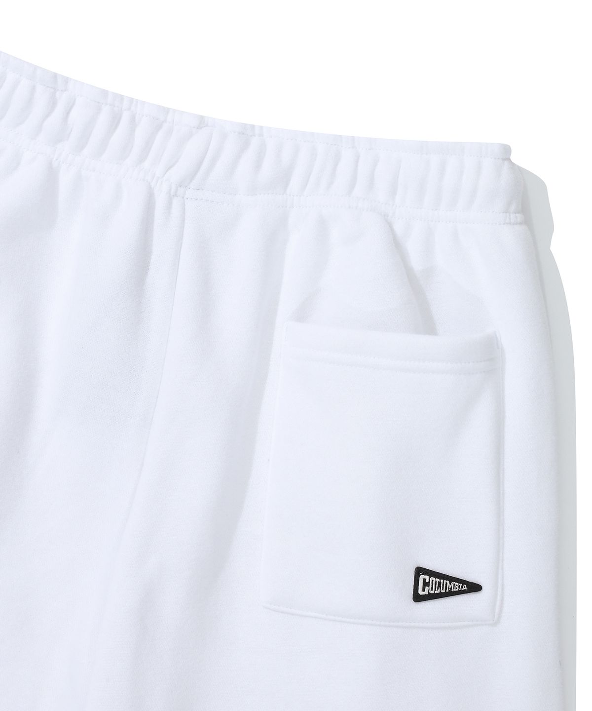 컬럼비아 유니버시티(COLUMBIA UNIVERSITY) CU CLASSIC LOGO LOOSE-FIT FLEECE SWEATPANTS 화이트