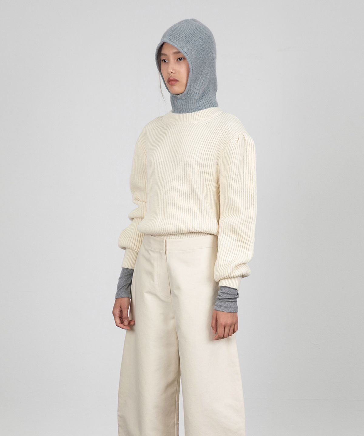 아모멘토(AMOMENTO) ALPACA BALACLAVA_MINT