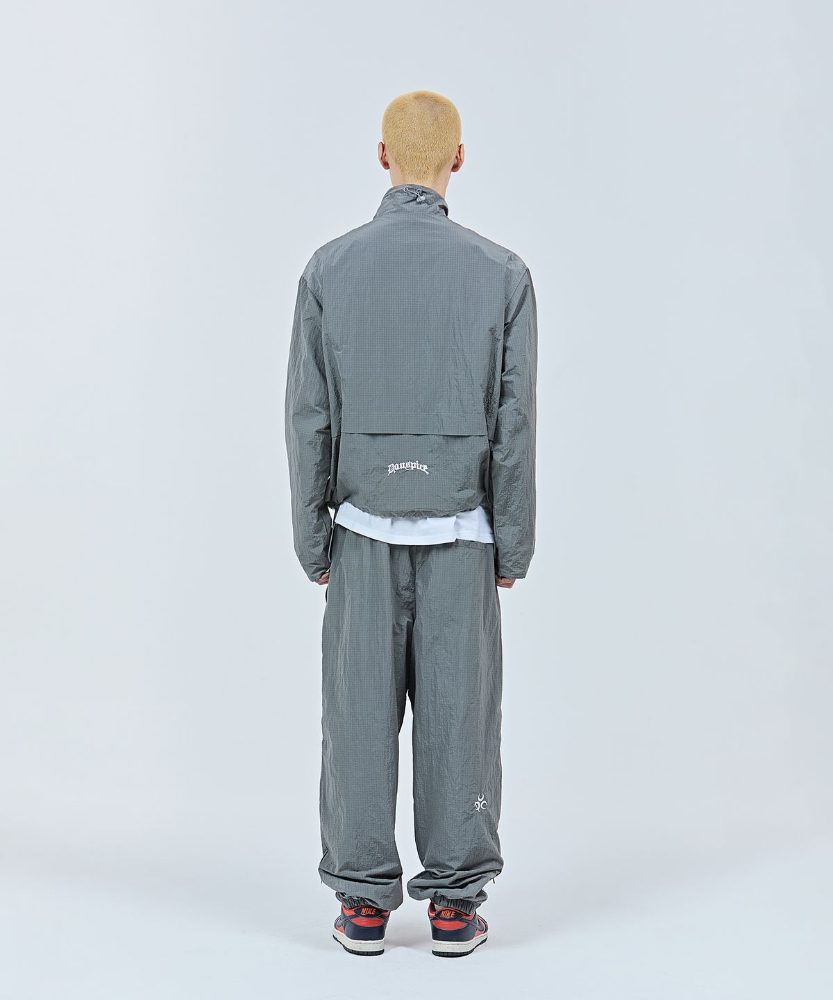 디오스피스(DAUSPICE) Ripstop Track Pants Grey