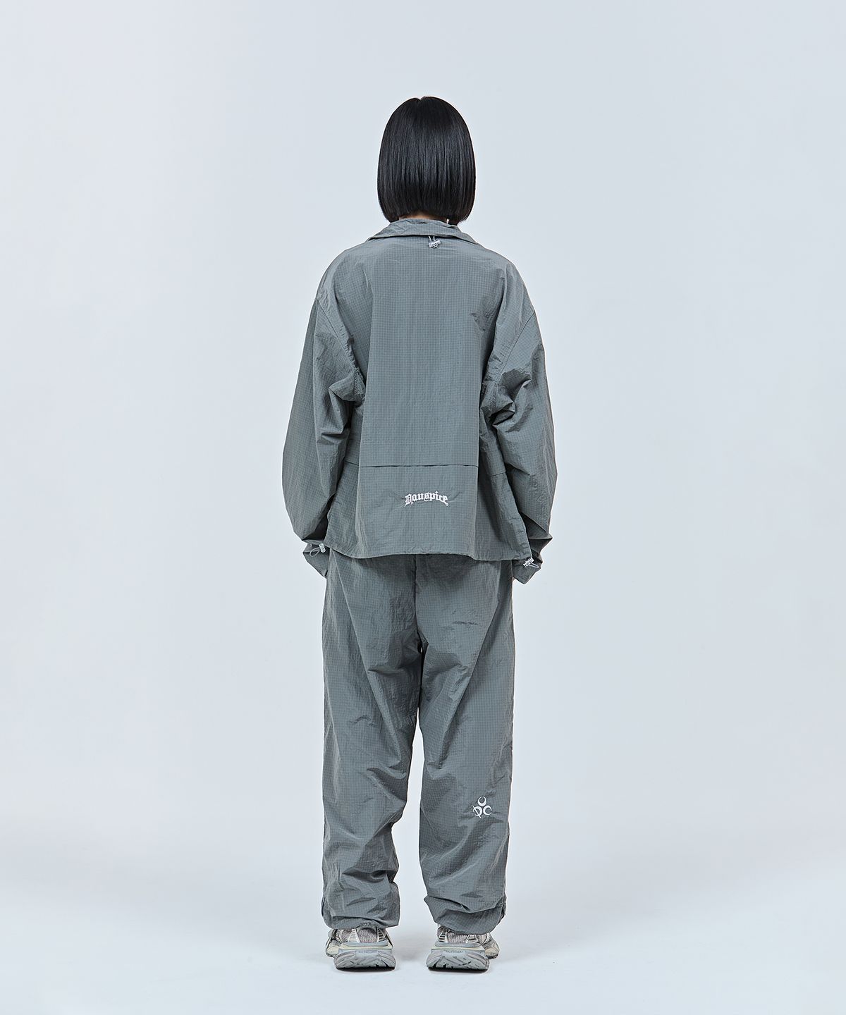 디오스피스(DAUSPICE) Ripstop Track Pants Grey