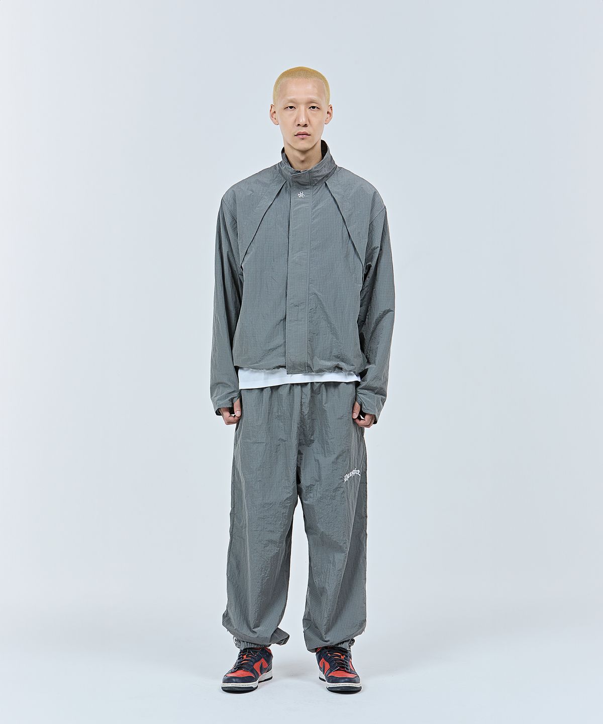 디오스피스(DAUSPICE) Ripstop Track Pants Grey